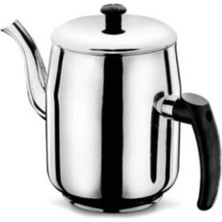 PremiumPort 1.75 Lt Çelik Çay Kazanı Demliği No:2, Şık ve Dayanıklı Tasarım