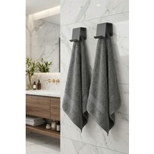 Mee Wall Art Ikili Takım Metal Havluluk | Yüksek Dayanım Yapışkanlı Modern Banyo Aksesuarı