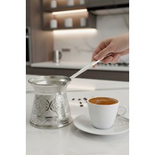 PremiumPort Döküm Cezve Nikel, Indüksiyon Ocağı Uyumlu, Şık ve Dayanıklı Tasarım