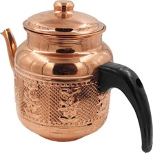 PremiumPort Paslanmaz Bakır Kahveci Demliği 1,5l, Şık ve Dayanıklı Tasarım