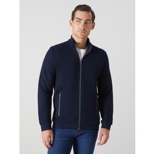 Lc Waikiki Yeni Sezon Dik Yaka Uzun Kollu Erkek Fermuarlı Sweatshirt