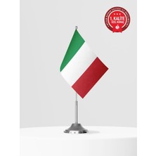 Bilsan Italya Tekli Masa Bayrağı Set - Saten Kumaş