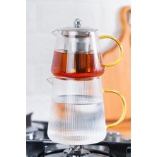 PremiumPort Şık ve Dayanıklı Borosilikat Cam Çaydanlık, Pratik Kullanım Sağlar