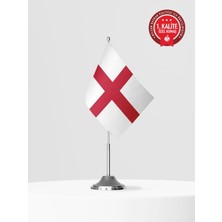 Bilsan Ingiltere Tekli Masa Bayrağı Set - Saten Kumaş