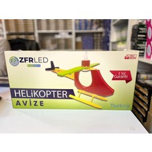 Led Technology Zfrled Helikopter Avize( Mavi-Kırmızı-Pembe) Renk Seçenekleri Mevcuttur