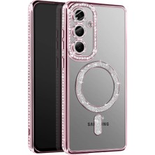 Azrlya Joko Samsung Galaxy S26 Joke Simli Magneticsafe Kılıf - Pembe