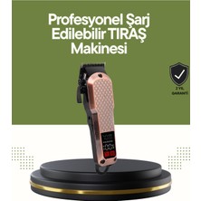 Allians Pratik Şarjlı Saç Kesme Makinesi, 4 Kademe, LCD Ekran, Hızlı Şarj