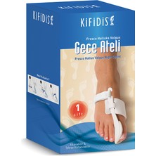 KFDS F-20 Halluks Valgus Gece Ateli S Beden  - Ayak Başparmak Kemik Çıkıntısı Düzeltici Koruyucu
