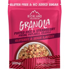 Richland Pirinç Patlaklı Çilekli Granola 200 G