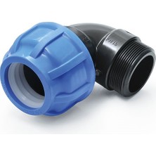 Mavi Kaplin Erkek Dirsek (Dış Dişli)