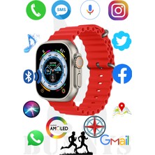 Normadia Redmi Note 7 Uyumlu Akıllı Saat Watch 8 Ultra 49MM, Amoled Ekran, Konuşma Özelliği