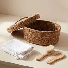 Tiny Lamb Soft Banyo Seti | 2 Adet Banyo Kesesi - Fırça ve Tarak