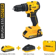Sgs Darbeli Akülü Vidalama Seti 20W 2X2.0AH 60NM