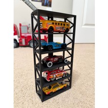 DIGIARTISAN3D 6 Araç Kapasiteli Diecast Hotwheeels  Araba Standı (Araçlar Dahil Değildir) 1 Adet
