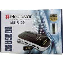 Özbience Yüksek Kaliteli Siyah Mediaster MS-R130 Uydu Alıcısı, Net ve Canlı Görüntü