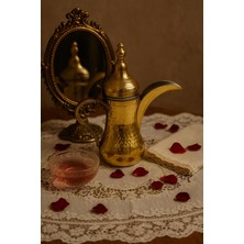 PremiumPort El Yapımı Mırra Cezve 21 Cm, Şık ve Dayanıklı Dövme Tasarım