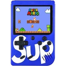 Cosmostech Game Box Plus 400 Oyunlu Taşınabilir Mario Oyunlu Retro El Atarisi Mavi