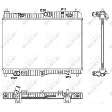 Nrf Su Radyatörü Fıesta 2008-2012 8551 8005 Fd