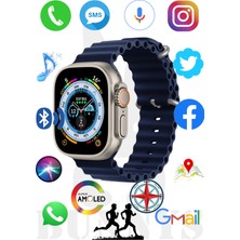 Normadia Omix X700 Uyumlu 49MM Amoled Akıllı Saat, Konuşma Özellikli