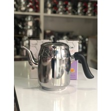 PremiumPort Paslanmaz Çelik Demlik 2.25 Litre, Şık ve Dayanıklı Kahve Demliği