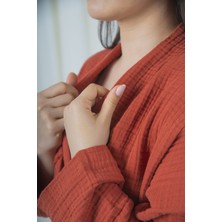 Mia Mina Home & Baby 4 Kat Müslin Kimono Model Bornoz/Sabahlık