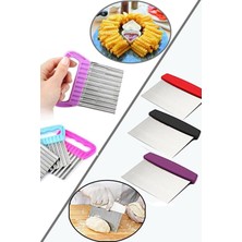 PremiumPort El Yapımı Hamur ve Patates Cipsi Kesme Spatulası, Çok Fonksiyonlu Chopper