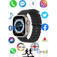 Normadia Uyumlu Akıllı Saat Watch 8 Ultra 49MM Amoled Ekran Konuşma Özellikli