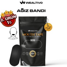 Wealtivo 30’lu Ağız Bandı - Mouth Tape Uyku Ağız Kapama Bandı 2026 Yeni sürüm Premium