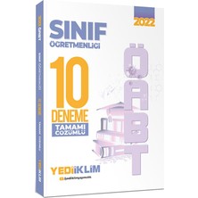 Yediiklim Yayınları 2022 ÖABT Sınıf Öğretmenliği Tamamı Çözümlü 10 Deneme