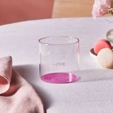 Karaca Mito Cam Su Bardağı 330 ml Pembe