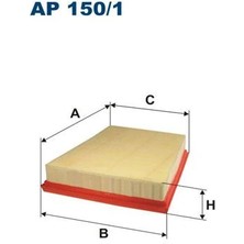 Filtron HAVA FİLTRESİ FORD FİESTA 5 1.6 TDCİ 90HP 11.2004 5S619601AA 1338536