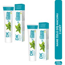 DKDENT Nane Aromalı Yetişkin Diş Macunu 75 ml x 2 Adet