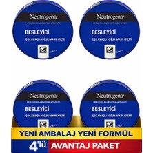 ❄️💧 Neutrogena Norveç Formülü Besleyici Bakım Kremi 200 ML – 4’lü Avantaj Set