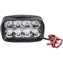 Almot Ith-8led Motosiklet Sis Farı 8 Ledli 12V Tekli