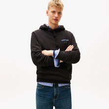 Tommy Hilfiger Jeans Reg Dollar Stack Erkek Siyah Sweatshirt.bds