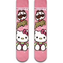 Neşeli Çoraplar Pringles Hello Kitty Unisex Çorap