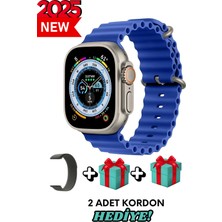 Normadia Uyumlu Oppo F15 Akıllı Saat Watch Ultra2 49MM Kordon Hediyeli