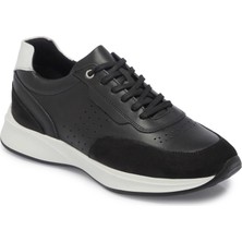 Tergan Siyah Hakiki Deri Erkek Sneaker - E25I1AY57217-H4D
