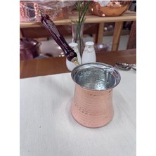 PremiumPort Bakır Büyük Cezve, 4-6 Kişilik, Şık ve Dayanıklı Mutfak Gereci