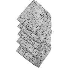 Kaf Kumaş 5 Adet Müslin Bebek Ağız Bezi