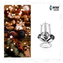 PremiumPort Paslanmaz Çelik Hanzade Cezve Takımı, Şık ve Dayanıklı Tasarım