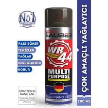 PROSAÜBER WR44 Profesyonel Pas Sökücü Yağlayıcı Sprey - Gıcırtı Kesici Korozyon Önleyici Koruyucu 200ML