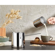 PremiumPort 1000 ml Paslanmaz Çelik Sütlük, Dayanıklı ve Şık Mutfak Gereci