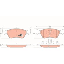 TRW Ön Balata Avensıs 1.6 1.8 2.0 2009-1997-2010-2000 Avensıs 1.6VVT-İ 1.8VVT-İ 2.0td 2.0d-4d