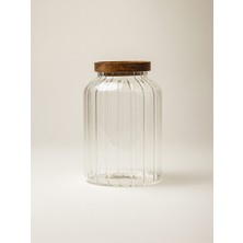 Minihol Alen Akasya Kapaklı Cam Kavanoz (1800 Ml)