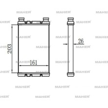 Maher RADYATÖR KALORİFER FLUENCE 2012 BRAZING 271156272R