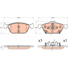 TRW Ön Fren Balata Honda Cıvıc 1.6l N16A I-Dtec Dızel Fk3 Kasa 13- / Cıvıc 1.5l Vtec Rs Modelı