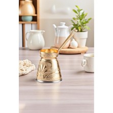 PremiumPort Istiridye Desenli Döküm Cezve, 5 Kişilik, Indüksiyon Uyumlu, 300 ml