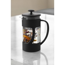 PremiumPort Siyah 350ML French Press, Kahve ve Çay Demleme Şıklığıyla