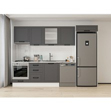 Alvinka 310X220 cm Mbr_a Mutfak Dolabı Antrasit - Suntalam